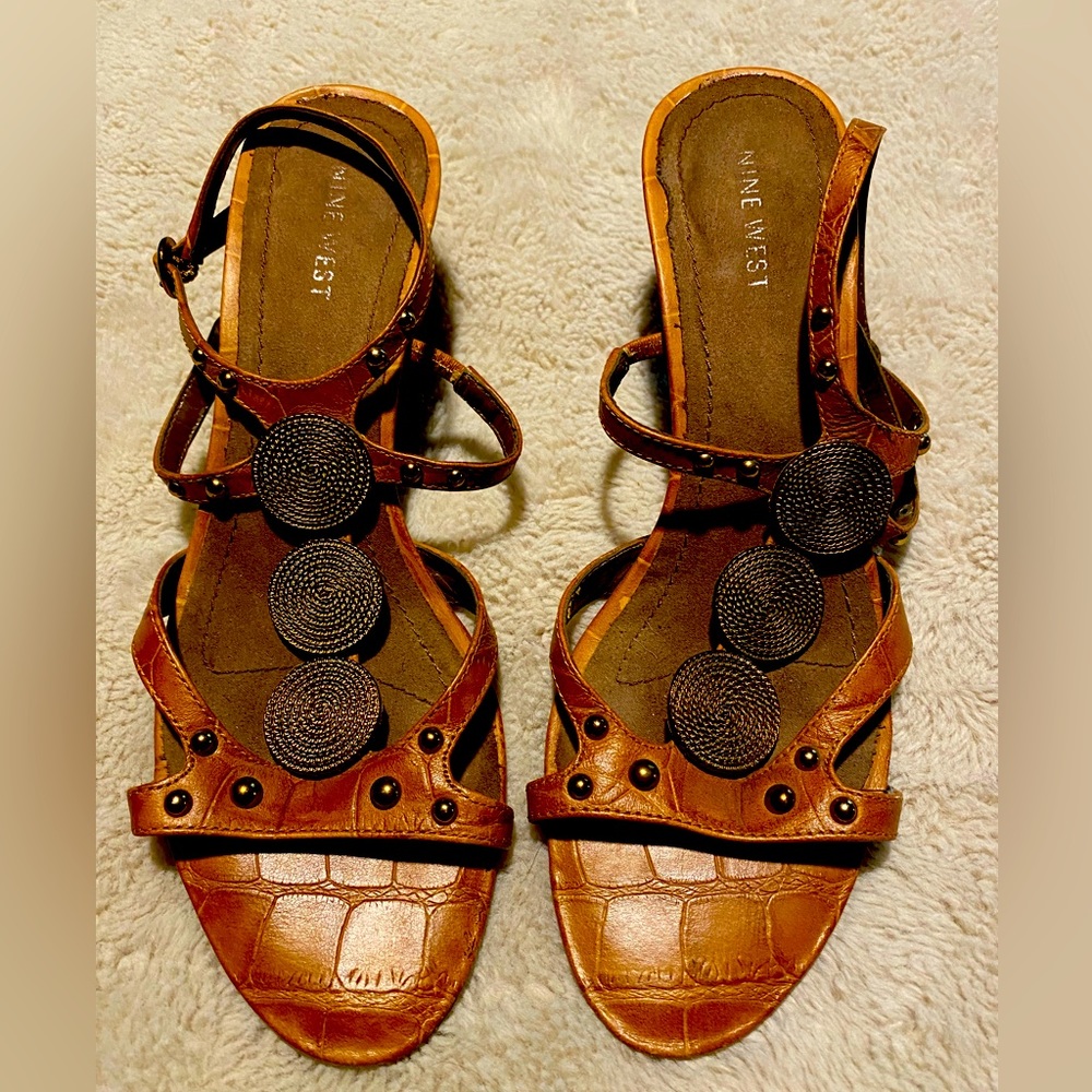 Nine West sandals size 7.5